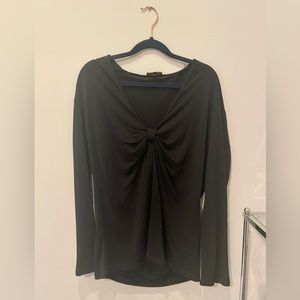 Black Long-Sleeve Top